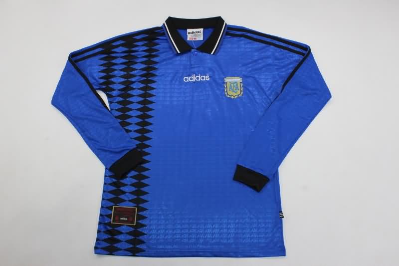 AAA Quality Argentina 1994 Away Retro Long Sleeve Soccer Jersey