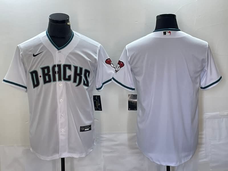 Arizona Diamondbacks White MLB Jersey 02