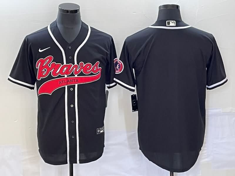 Atlanta Braves Black MLB Jersey 03