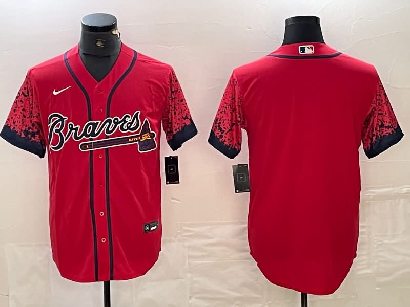 Atlanta Braves Red MLB Jersey 02