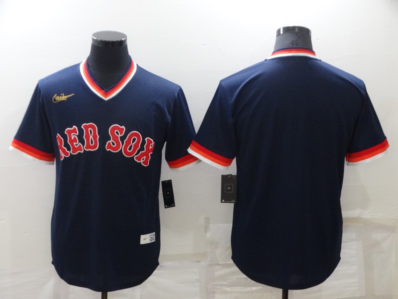 Boston Red Sox Dark Blue Cooperstown Collection MLB Jersey