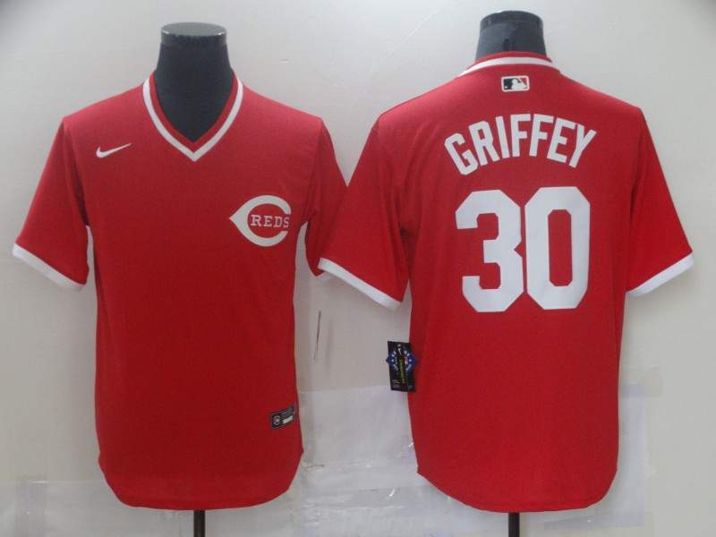 Cincinnati Reds Red Retro MLB Jersey 02