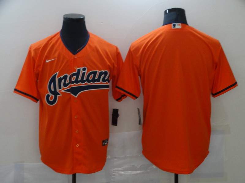 Cleveland Indians Orange MLB Jersey