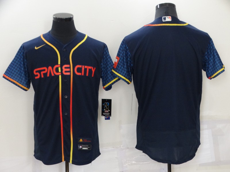 Houston Astros Dark Blue Elite MLB Jersey