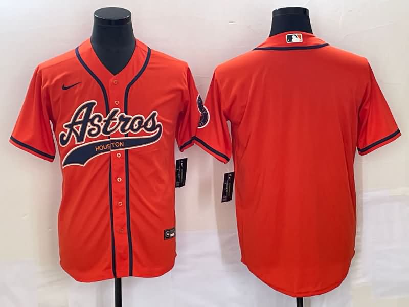 Houston Astros Orange MLB Jersey 02