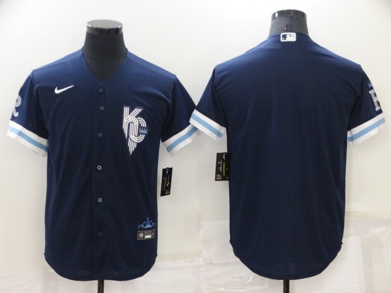 Kansas City Royals Dark Blue MLB Jersey