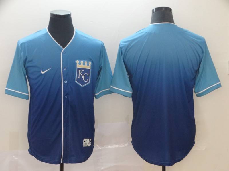 Kansas City Royals Blue Fashion MLB Jersey