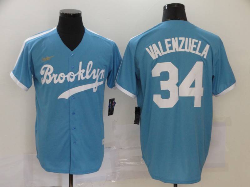 Los Angeles Dodgers Light Blue Cooperstown Collection MLB Jersey