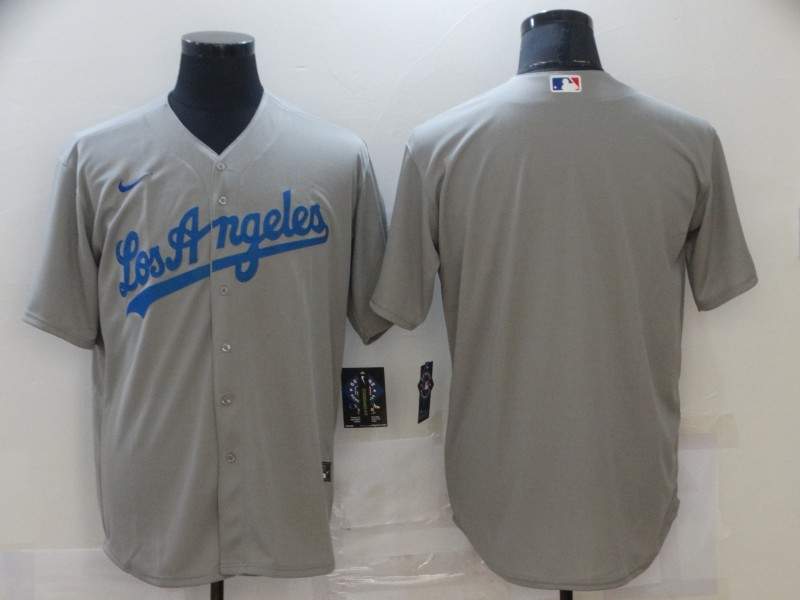 Los Angeles Dodgers Grey MLB Jersey