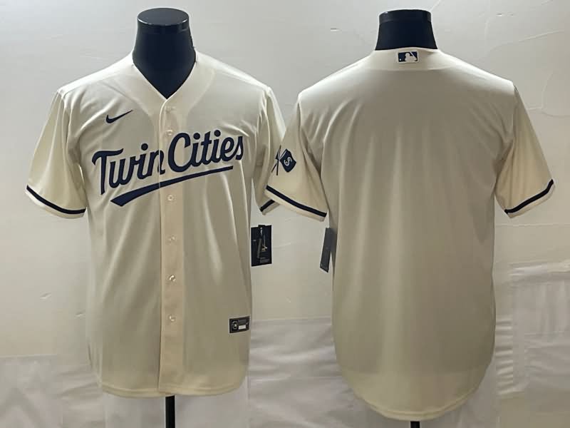 Minnesota Twins Cream MLB Jersey