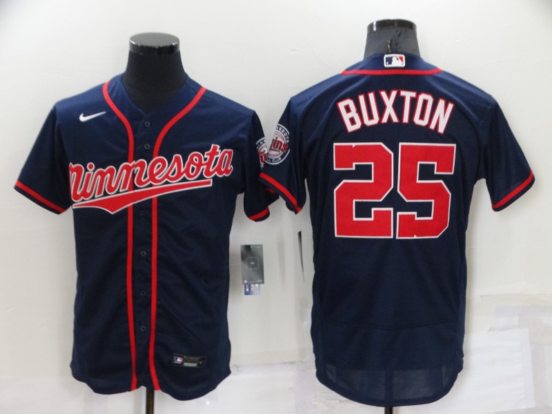 Minnesota Twins Dark Blue Elite MLB Jersey