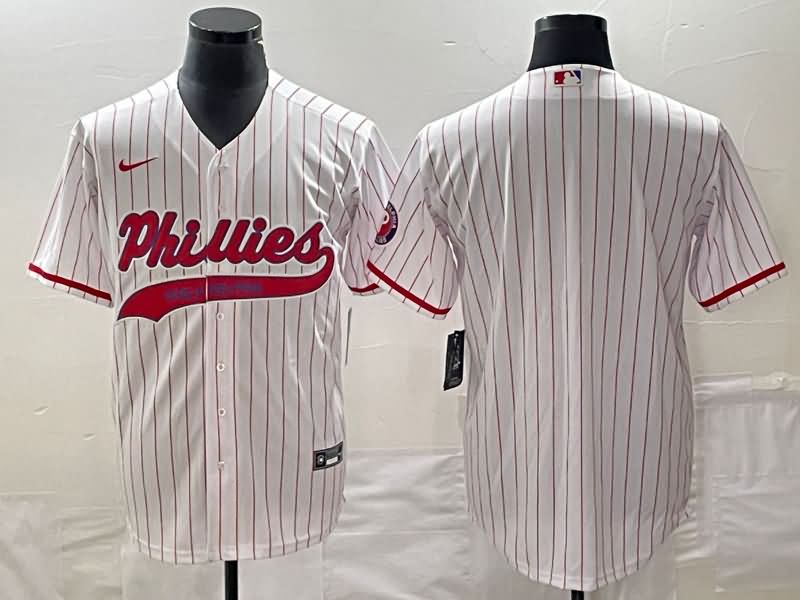 Philadelphia Phillies White MLB Jersey 02