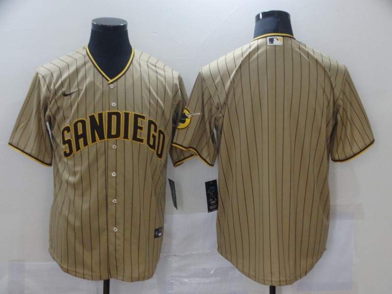 San Diego Padres Tan MLB Jersey