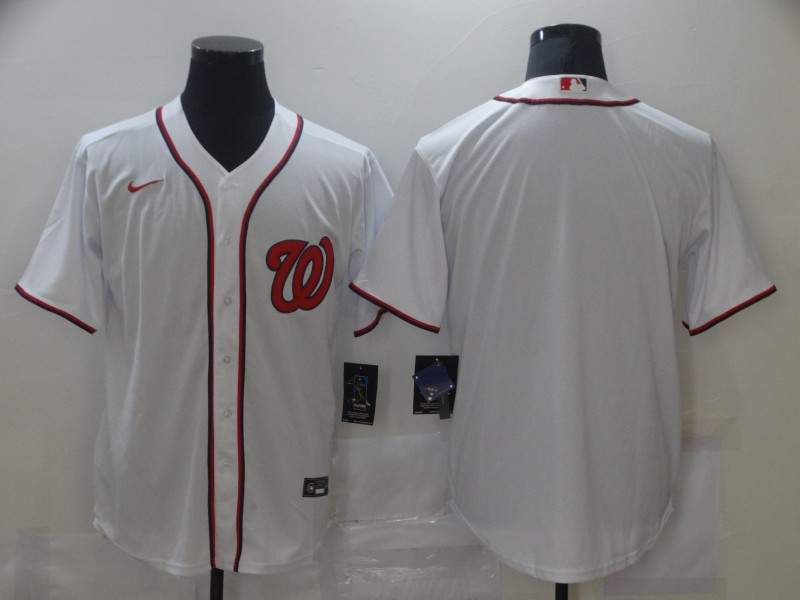 Washington Nationals White MLB Jersey