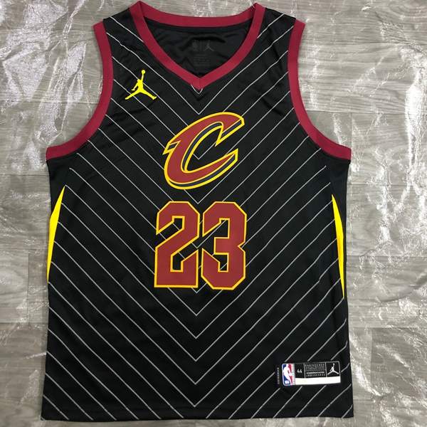 Cleveland Cavaliers 20/21 Black AJ Basketball Jersey (Hot Press)