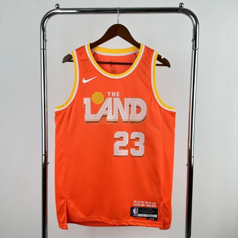 Cleveland Cavaliers 25/26 Orange City Basketball Jersey (Hot Press)