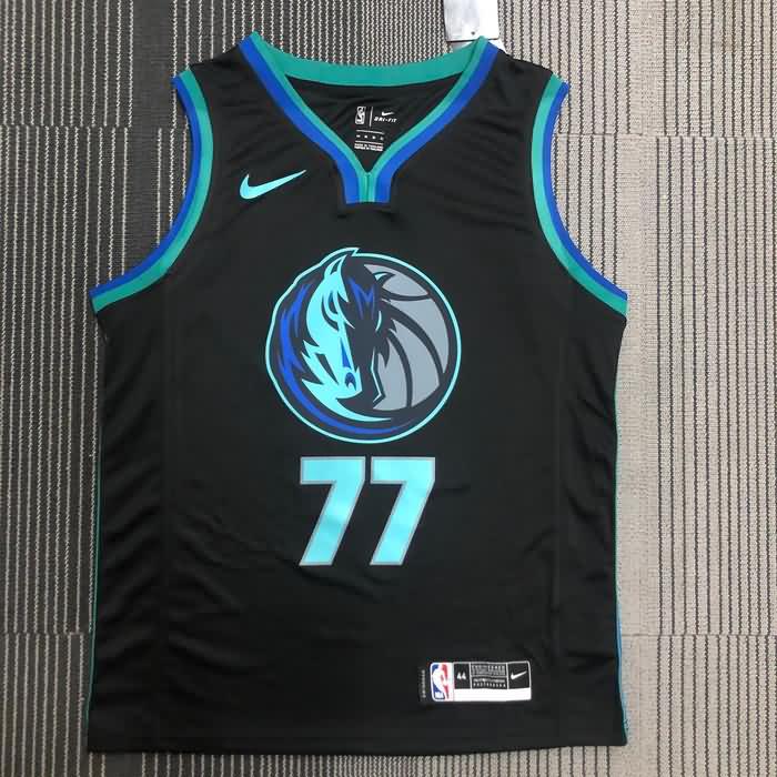 Dallas Mavericks Black Basketball Jersey (Hot Press)