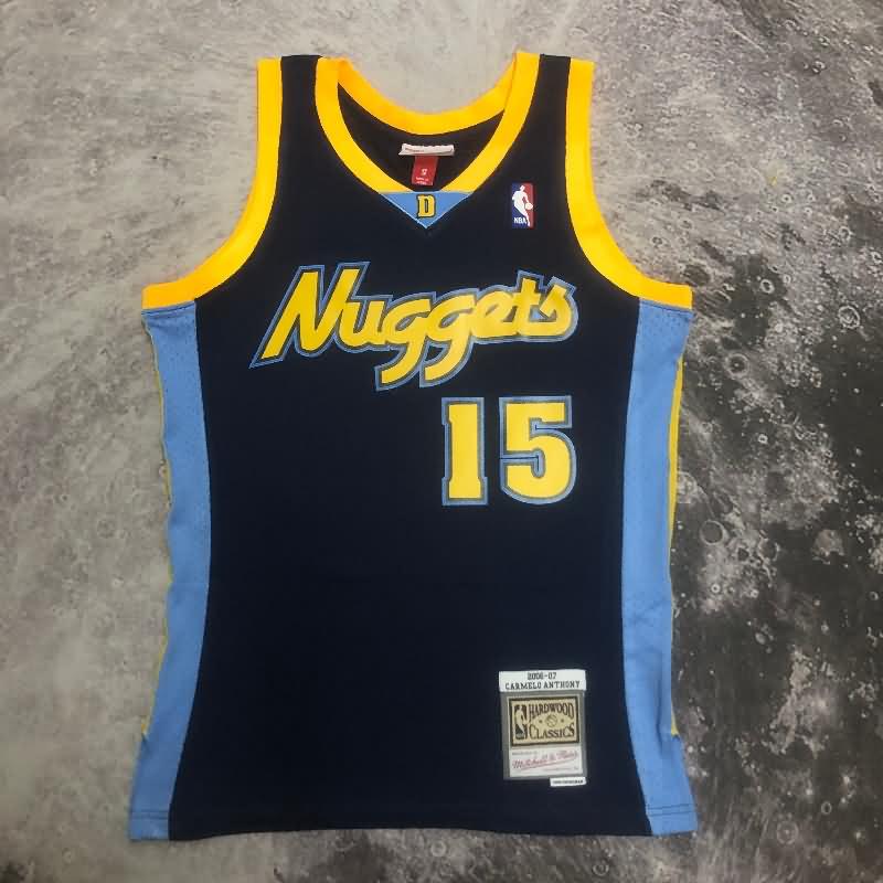 Denver Nuggets 2006/07 Dark Blue Classics Basketball Jersey (Hot Press)