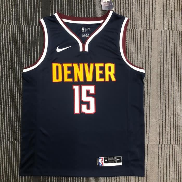 Denver Nuggets Dark Blue Basketball Jersey (Hot Press)