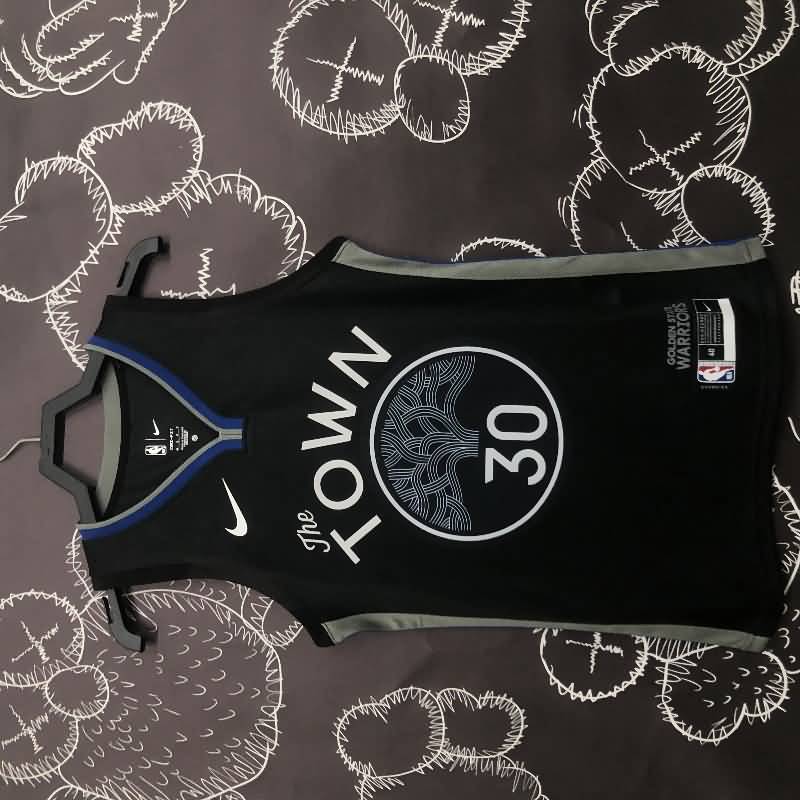 Golden State Warriors 2020 Black Basketball Jersey (Hot Press)