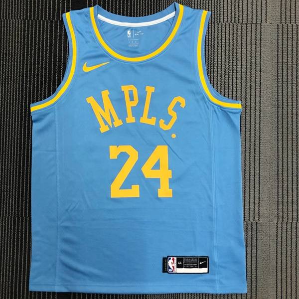 Los Angeles Lakers Light Blue Basketball Jersey (Hot Press)