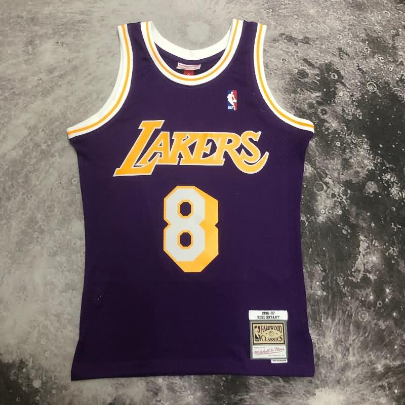 Los Angeles Lakers Purple Classics Basketball Jersey 02 (Hot Press)