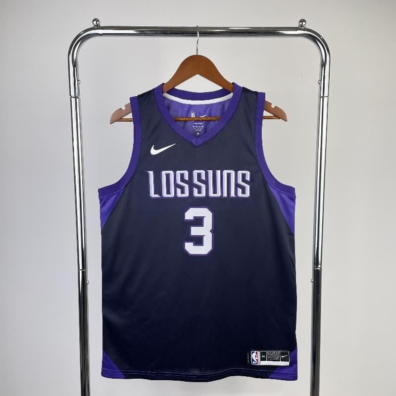 Phoenix Suns 2018/19 Dark Blue City Basketball Jersey (Hot Press)