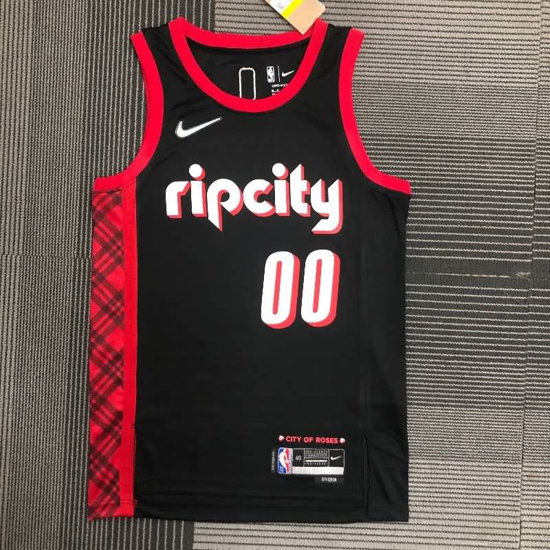 Portland Trail Blazers 21/22 Black City Basketball Jersey (Hot Press)