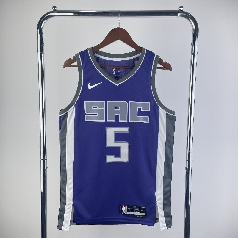Sacramento Kings 22/23 Purple Basketball Jersey (Hot Press)
