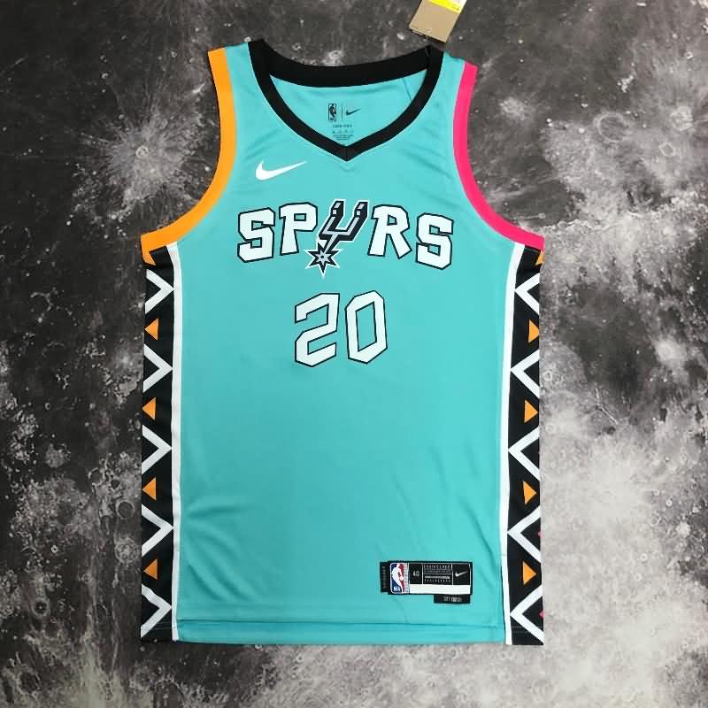 San Antonio Spurs 22/23 Green City Basketball Jersey (Hot Press)