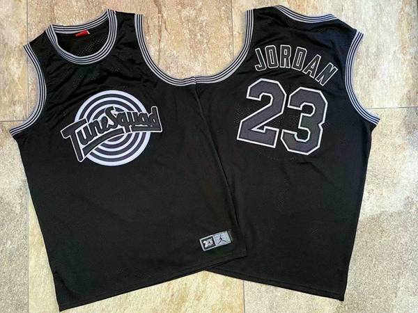 Movie Space Jam Black #23 JORDAN Basketball Jersey (Closely Stitched)