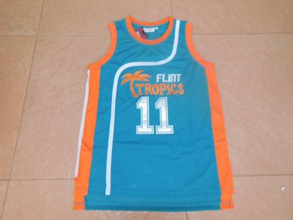 Movie Green #11 MONIX Basketball Jersey (Stitched)