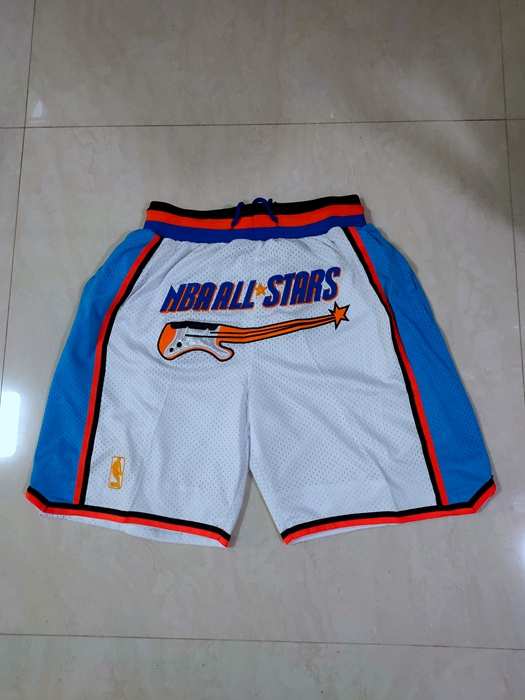 1997 ALL-STAR Just Don White NBA Shorts