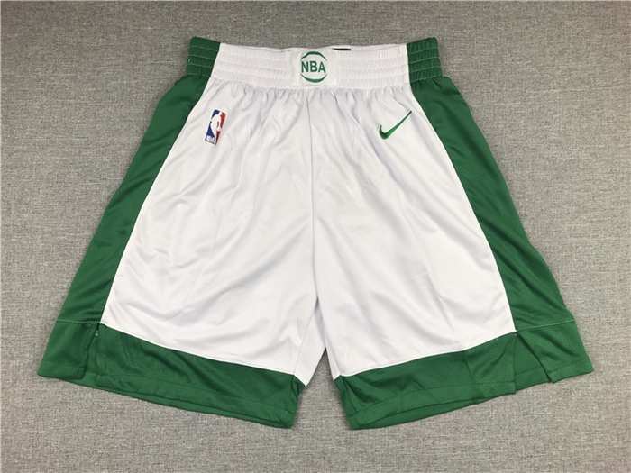 Boston Celtics White City NBA Shorts