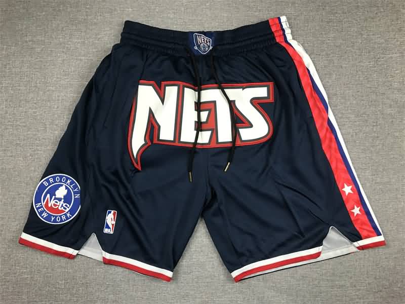 Brooklyn Nets Just Don Dark Blue NBA Shorts
