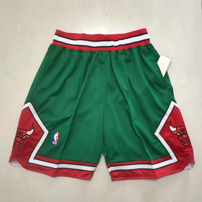 Chicago Bulls Green Basketball Shorts