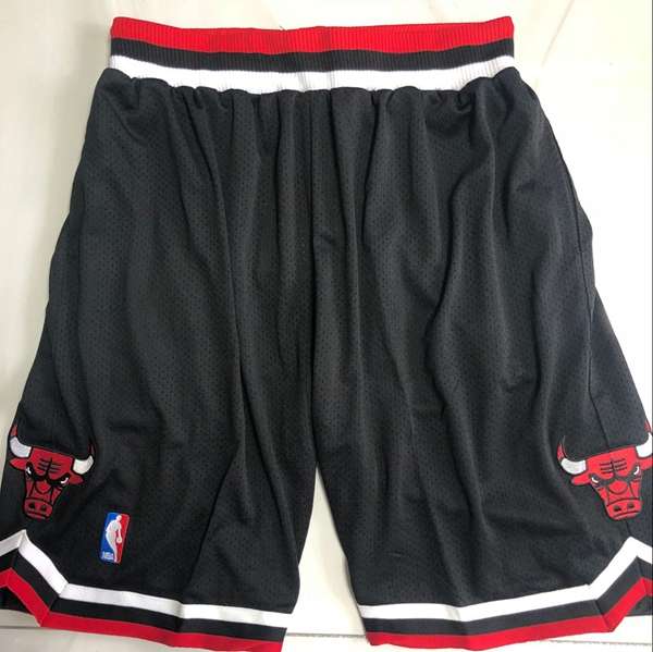 Chicago Bulls Mitchell&Ness Black NBA Shorts 03