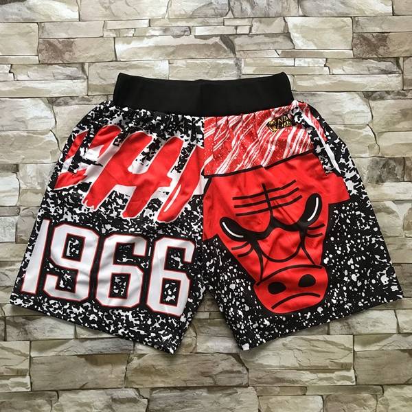 Chicago Bulls Mitchell&Ness Black NBA Shorts 05