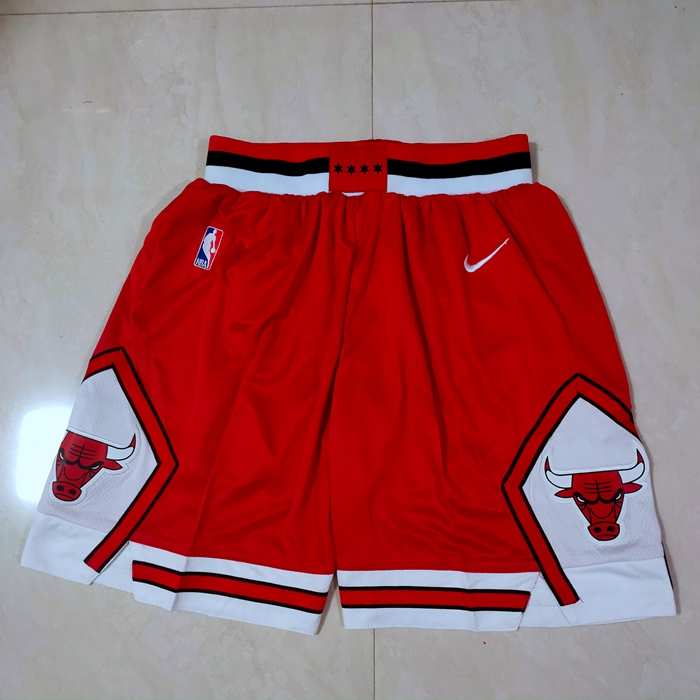 Chicago Bulls Red NBA Shorts