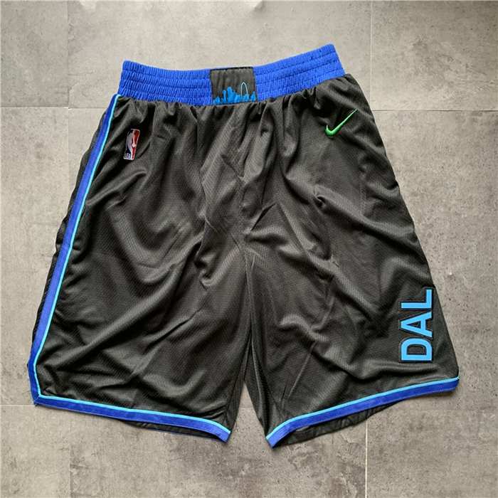 Dallas Mavericks Black City NBA Shorts