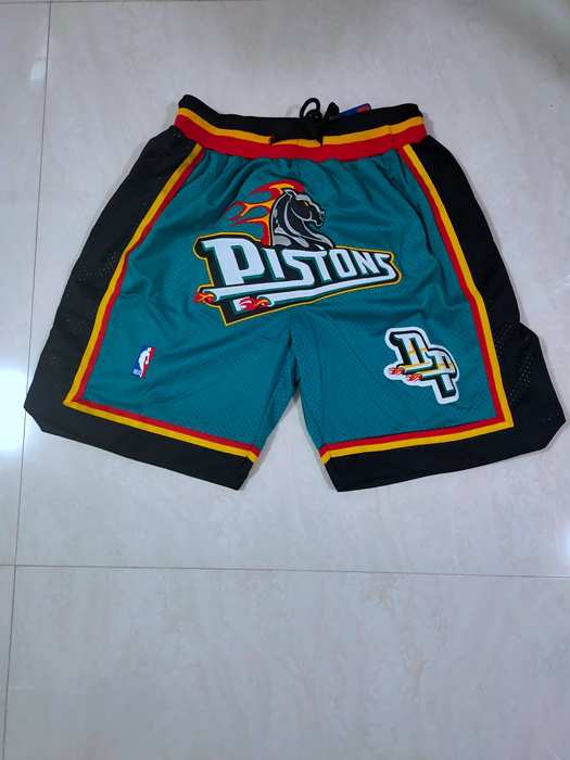 Detroit Pistons Just Don Green NBA Shorts