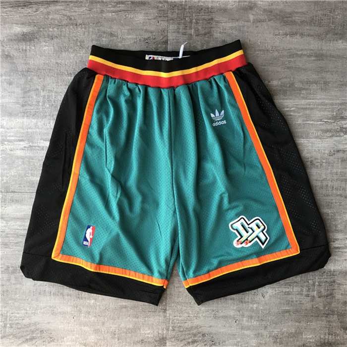 Detroit Pistons Green Classics NBA Shorts