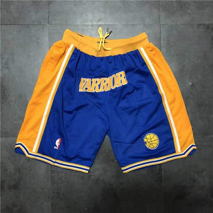 Golden State Warriors Just Don Blue NBA Shorts