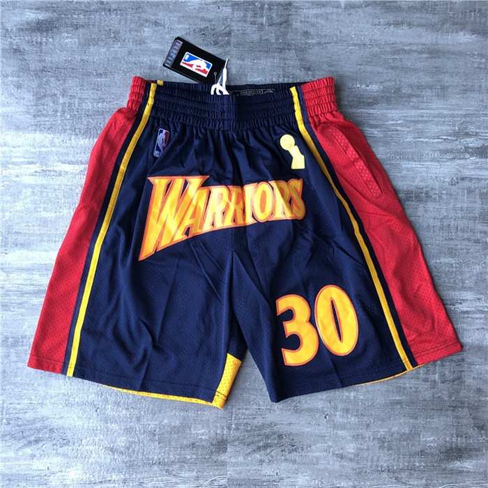 Golden State Warriors Just Don Dark Blue NBA Shorts