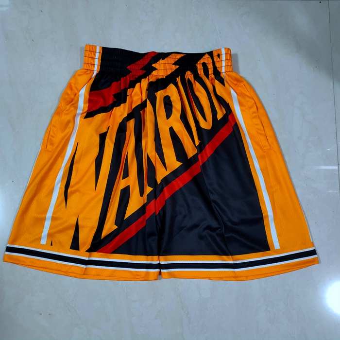 Golden State Warriors Mitchell&Ness Black NBA Shorts