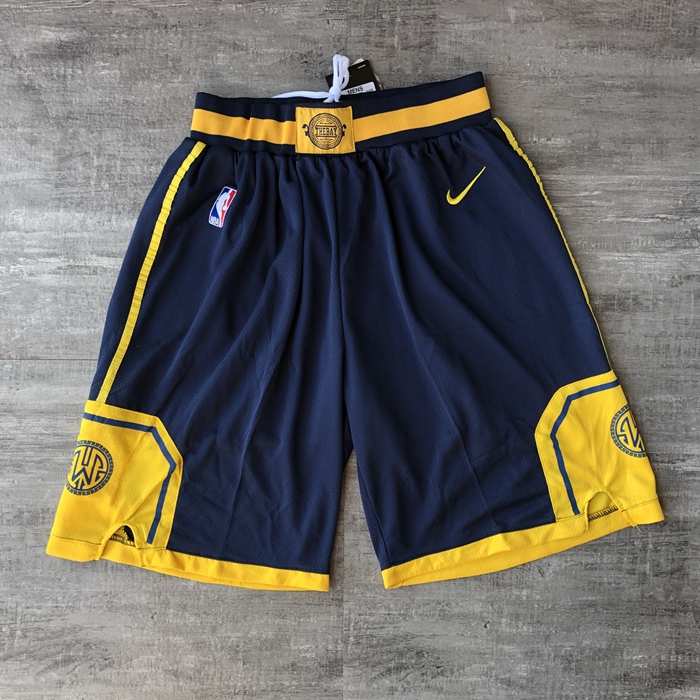 Golden State Warriors Dark Black NBA Shorts