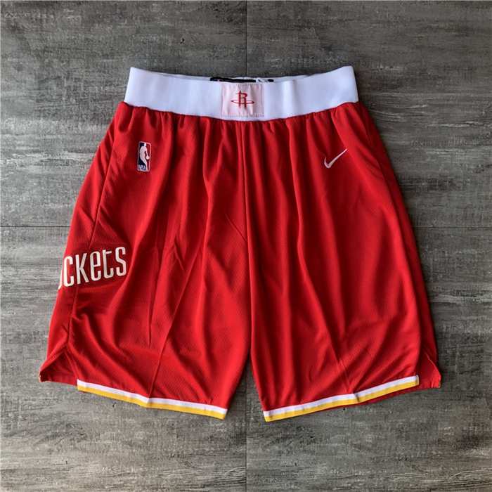 Houston Rockets Red City NBA Shorts