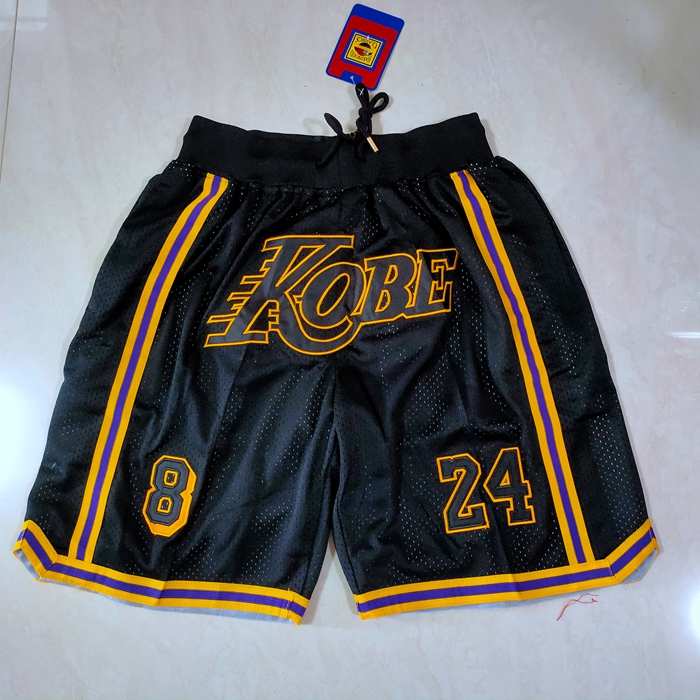 Los Angeles Lakers Just Don Black NBA Shorts