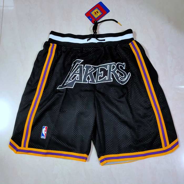 Los Angeles Lakers Just Don Black MVP NBA Shorts