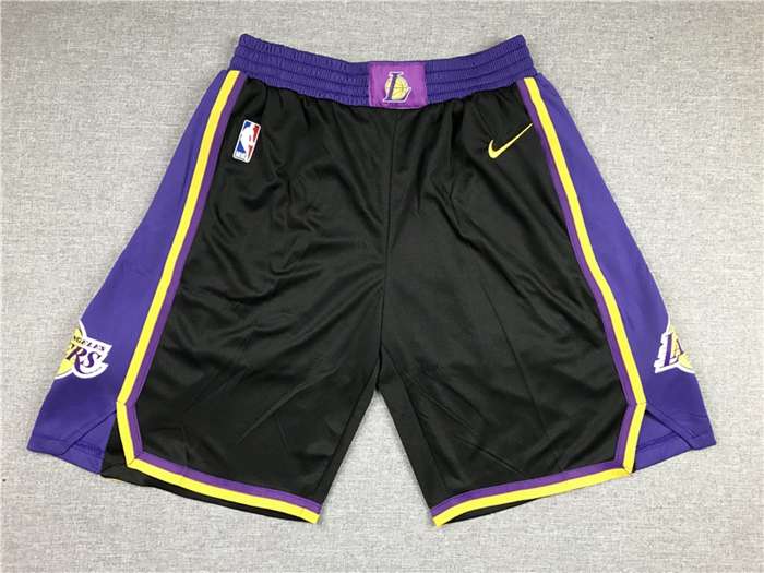 Los Angeles Lakers Black NBA Shorts